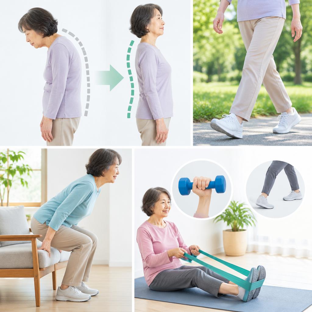姿勢と筋力を整えることが、健やかな毎日につながる